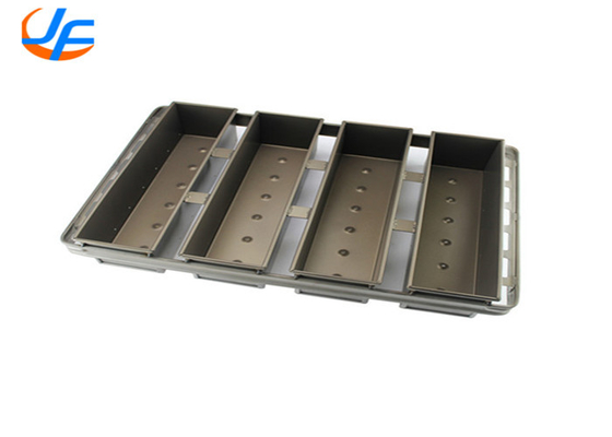 RK Bakeware China Foodservice NSF 800g Alloy nhôm không dính Pullman Pan / Toast Bread Baking Pan