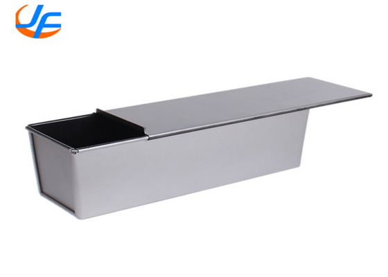 RK Bakeware China Foodservice NSF Aluminum Pullman Pan Custom Nonstick Pullman Bánh mì Loaf Pan With Drop On Lid