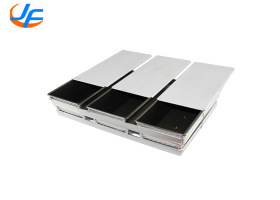 RK Bakeware China Foodservice NSF Aluminum Pullman Pan Custom Nonstick Pullman Bánh mì Loaf Pan With Drop On Lid