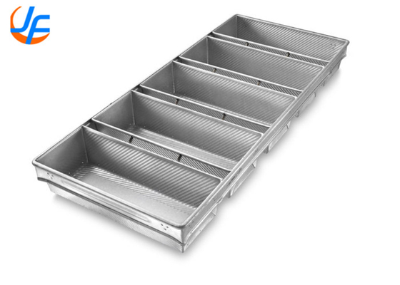 RK Bakeware Trung Quốc-Chicago kim loại 4 dây đai mở trên cao Pullman bánh mì chảo kính cho các tiệm bánh bán buôn