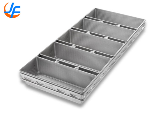 RK Bakeware Trung Quốc-Chicago kim loại 4 dây đai mở trên cao Pullman bánh mì chảo kính cho các tiệm bánh bán buôn