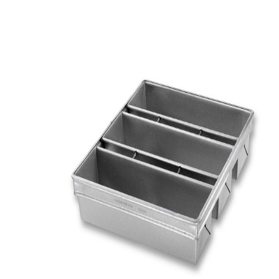Rk Bakeware Trung Quốc-Chicago kim loại công nghiệp 4 dây đeo Silicon kính không thắt lưng Pullman Bread Mold