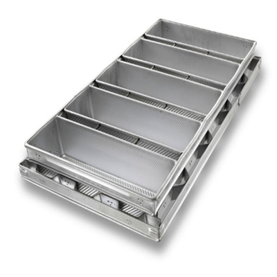 Rk Bakeware Trung Quốc-Chicago kim loại công nghiệp 4 dây đeo Silicon kính không thắt lưng Pullman Bread Mold