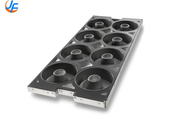 RK Bakeware Trung Quốc-Mỹ Pan Auto Bake Serpentine Line 8 Donut Cake Tray Cho các tiệm bánh công nghiệp