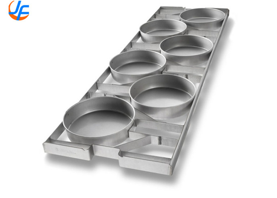 RK Bakeware Trung Quốc-Mỹ Pan Auto Bake Serpentine Line 8 Donut Cake Tray Cho các tiệm bánh công nghiệp