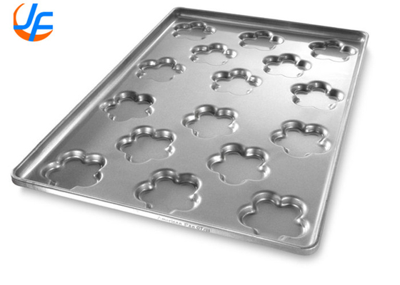 RK Bakeware Trung Quốc-Chicago kim loại 25400 kính thép nhôm Madeleine Pan Mini Star đặc sản bánh