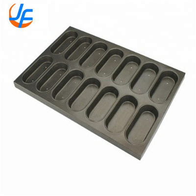 RK Bakeware Trung Quốc- hình bầu dục Cupcake Muffin Tray cho nhà máy bánh công nghiệp