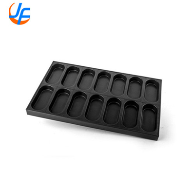 RK Bakeware China Foodservice NSF Thương mại Custom Silicone Galzed Square Muffin Tray