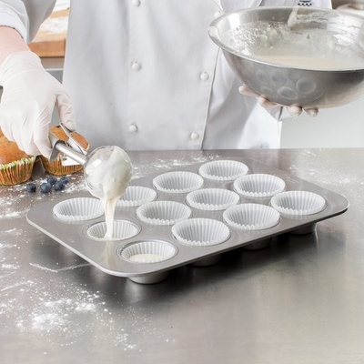 RK Bakeware Trung Quốc - 12 Khung Bánh Muffin 1.5mm Bánh nướng Đào kính Thép nhôm