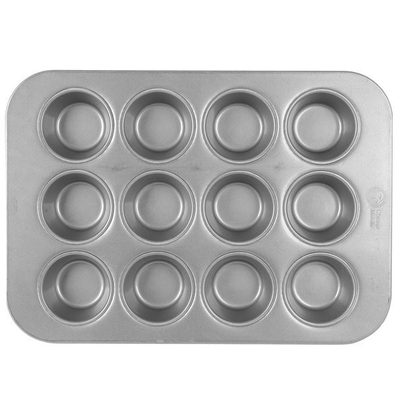 RK Bakeware Trung Quốc-Chicago kim loại Mini Crown Muffin Pan Fda Thẻ nhôm cho bánh