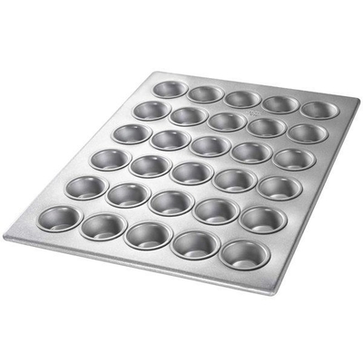 Rk Bakeware Trung Quốc-42754 12 Cốc kính thép nhôm Mini Crown Muffin Pan/ Cruffin Pan/ Cruffin Tray