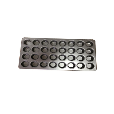 RK Bakeware Trung Quốc Foodservice NSF 3 inch Lò nướng bánh Khay silicone tráng men Mini Muffin Pan