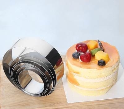 RK Bakeware Trung Quốc Dịch vụ thực phẩm NSF Mold bánh có thể điều chỉnh Nhẫn nướng nhỏ