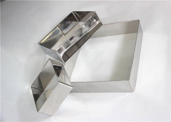 RK Bakeware Trung Quốc Dịch vụ thực phẩm NSF Custom Stainless Steel Square Mousse Cake Ring