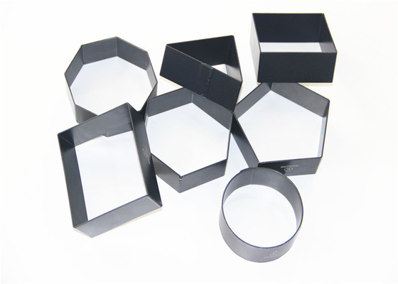 RK Bakeware Trung Quốc Dịch vụ thực phẩm NSF Custom Stainless Steel Square Mousse Cake Ring