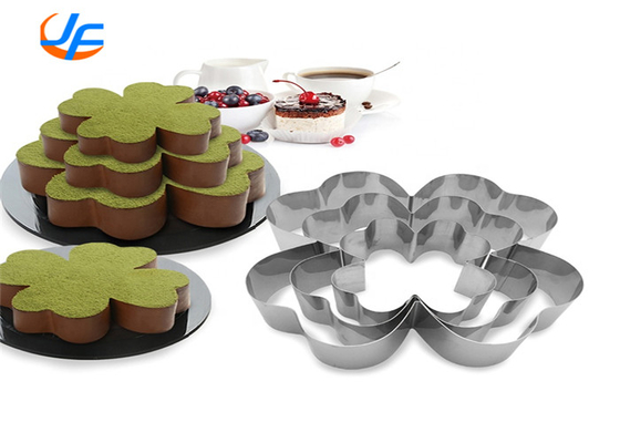 RK Bakeware Trung Quốc - Vòng Mousse thép không gỉ để làm bánh Mousse