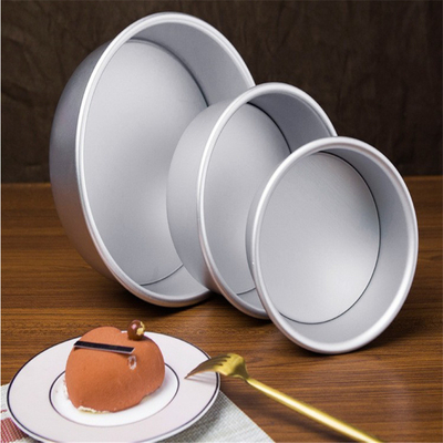 Rk Bakeware Trung Quốc hình chữ nhật tròn nhôm Anode Cake Mold Cake Pan Cake Tin