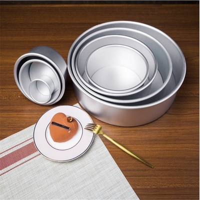 Rk Bakeware Trung Quốc hình chữ nhật tròn nhôm Anode Cake Mold Cake Pan Cake Tin