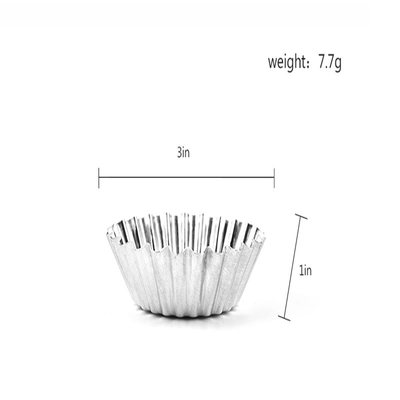 Hợp kim Cake Tart Mold Công cụ nướng bánh Cupcake Egg Mold