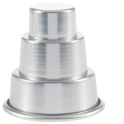 Amazon nhôm hợp kim thép cacbon đáy bánh nồi bánh hình tròn không dính nướng nướng DIY bánh hình bánh bánh bánh công cụ