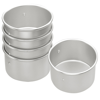 Rk Bakeware China-49025 Đào bánh tròn bằng thép nhôm thủy tinh / bánh phô mai / bánh pound