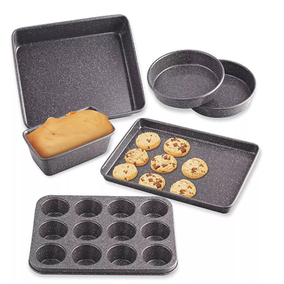 RK Bakeware Trung Quốc Foodservice NSF 6 miếng Nonstick Bakeware Set Cake/Cookie/Muffin/Loaf Pan