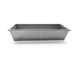 22.9X7.6X8.9CM Thép nhôm đơn bánh mì nướng chảo nướng khói hộp nướng bánh mì đúc bánh mì nướng cho ba