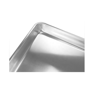 thương mại 18'*13'*1'' 1,2mm hình chữ nhật nướng bánh mì khay burger hoặc hamburger hoặc hot dog bánh nướng nướng nướng nướng bánh mì nhôm