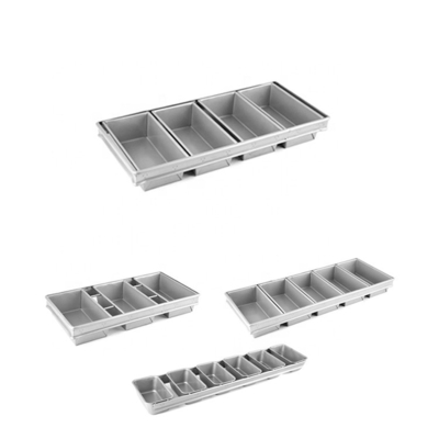 4 dây chuyền bánh mì nồi không dính Aluminum thép bánh mì nồi với lớp phủ bánh mì nồi bánh mì nồi nướng nướng