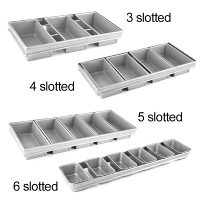 4 dây chuyền bánh mì nồi không dính Aluminum thép bánh mì nồi với lớp phủ bánh mì nồi bánh mì nồi nướng nướng