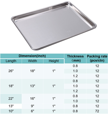 26 x 18 inch 1,2mm nhôm hợp kim nướng nướng nướng nướng nướng nướng nướng nướng nướng nướng nướng nướng nướng