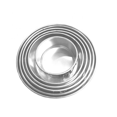 10 Inch nhôm vòng bánh nướng khuôn bánh Tin vòng bánh Tin bánh nướng bánh nướng Gateau Pan Gateau Công cụ