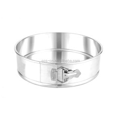 10 Inch nhôm vòng bánh nướng khuôn bánh Tin vòng bánh Tin bánh nướng bánh nướng Gateau Pan Gateau Công cụ