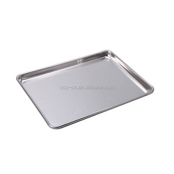 400x600 mm Metal Sheet Pan Wire-In-The-Rim Tray 0.9mm Độ dày lò nướng