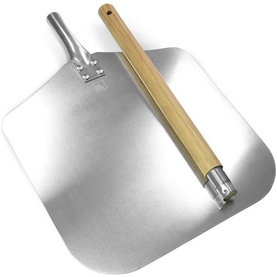 Lưỡi dao nhôm tay cầm gỗ tách rời lò nướng pizza xẻo 83cm xẻo pizza vuông nhôm da pizza