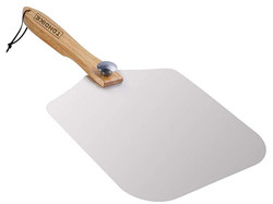 12&quot;X14&quot;X25' Công cụ Pizza xoay Pizza vỏ nhôm Pizza vỏ với tay cầm gỗ sồi gấp