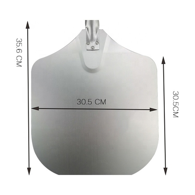 66cm Cây cầm pizza vỏ kim loại pizza lới 12 inch nhôm pizza vỏ