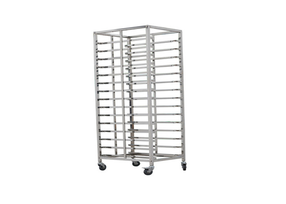 RK Bakeware Trung Quốc GN1/1 Thép không gỉ hai đĩa nướng bánh mì Trolley Cửa nướng