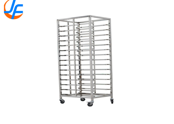 RK Bakeware Trung Quốc Dịch vụ thực phẩm NSF Revent Oven Double Rack Stainless Steel Baking Trolley