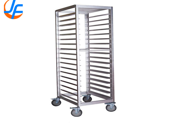 RK Bakeware Trung Quốc Dịch vụ thực phẩm NSF Revent Oven Double Rack Stainless Steel Baking Trolley