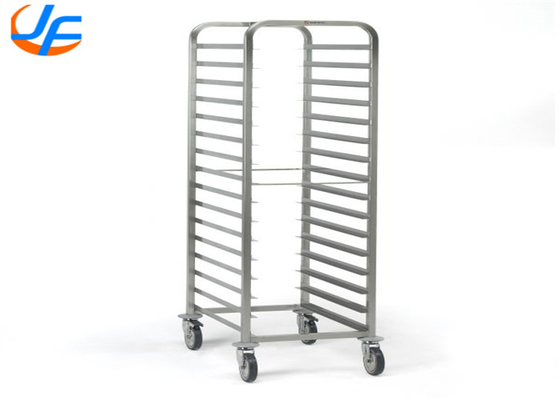 RK Bakeware Trung Quốc Dịch vụ thực phẩm NSF Custom Stainless Steel Oven Baking Tray Trolley Double Oven Rack