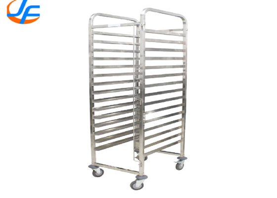 RK Bakeware Trung Quốc Dịch vụ thực phẩm NSF Thép không gỉ Thẻ đồ ăn di động GN1/1 Pan Tray Trolley Oven Rack