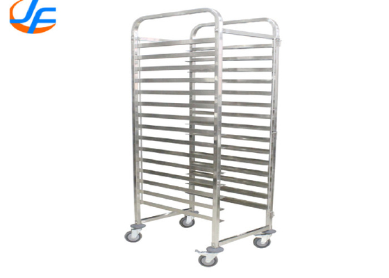 RK Bakeware Trung Quốc Dịch vụ thực phẩm NSF Thép không gỉ Thẻ đồ ăn di động GN1/1 Pan Tray Trolley Oven Rack