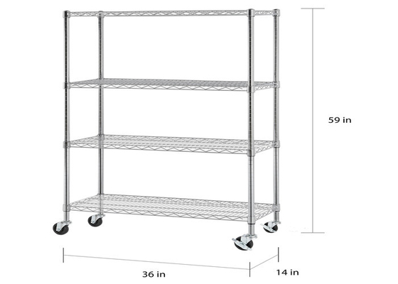 RK Bakeware Trung Quốc Dịch vụ thực phẩm NSF 3 Tier Stainless Steel Trolley phục vụ thực phẩm Giỏ phân phối vật liệu