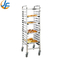 RK Bakeware Trung Quốc- Aluminium thương mại bánh baking tray Trolley / 32 thùng thép không gỉ bánh baking trolley rack