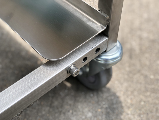 RK Bakeware China-Mackies Flatpack Z Frame Nesting Stainless Steel Trolley Cho sản xuất bánh