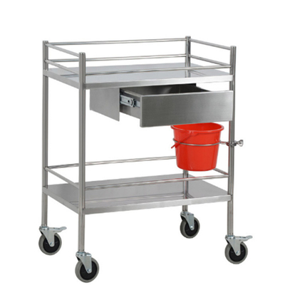 RK Bakeware Trung Quốc Bệnh viện Y tế Phụng đồ Thép không gỉ Trolley Phẫu thuật Trolley với ngăn kéo
