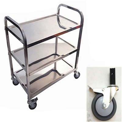 RK Bakeware China Foodservice NSF Thép không gỉ xe đẩy y tế bệnh viện với ngăn kéo