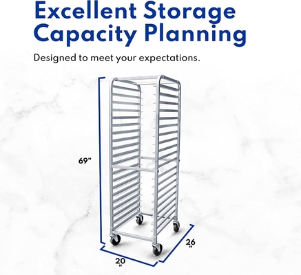 Rk Bakeware China Foodservice 36527 Thương mại 20 Tier Aluminium Sheet Pan Rack Bun Pan Rack