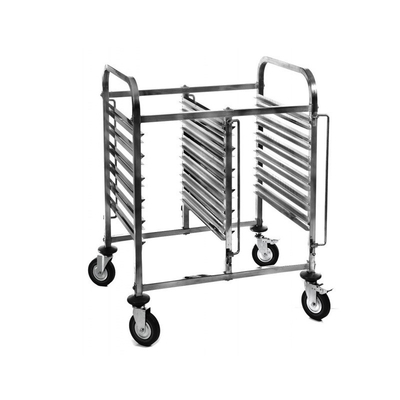 RK Bakeware Trung Quốc Nhà sản xuất cho vận chuyển thép không gỉ Gastronorm Rack Trolley nhỏ